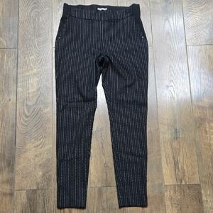 Maurices Black Pinstripe Dress Pants